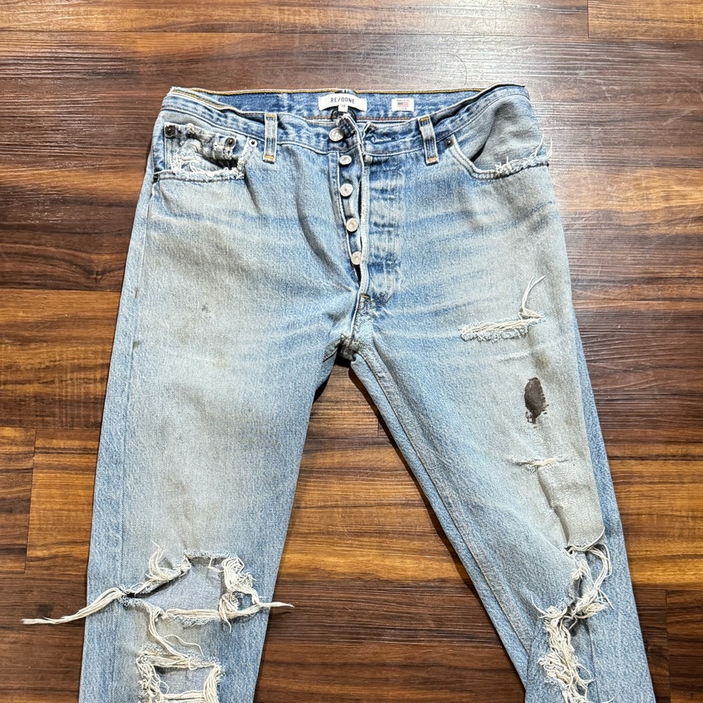 Redone straight leg Jean